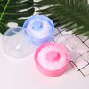Arroyner 2Pcs Baby Body Cosmetic Powder Puff Body Powder Puff and Container Case (Pink and Blue) (2pcs)