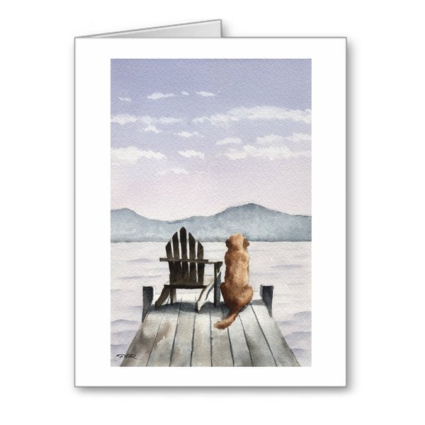 DJ Rogers Fine Art Golden Retriever - Set of 10 Note Cards With Envelopes
