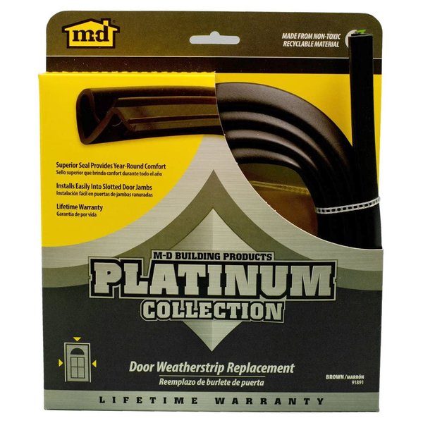 M-D Building Products 91891 Platinum Collection Replacement Door Weatherstrip, 84-Inch