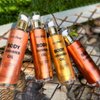 AbluFirst 4 Colors Shimmer Body Oil Face Glitter Summer Body Moisturizing Light Shimmering Glow Non-Sticky Party Body Luminizer and Illuminator Smooth (2.8 Fl Oz Pack of 1, Bronze Gold)