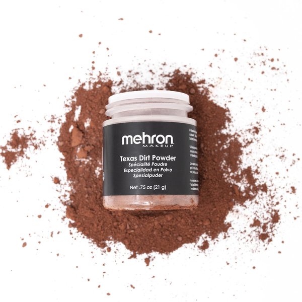 Mehron Texas Dirt Special Effects Makeup Powder (0.75 oz), Medium