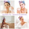 Chanaco Spa Headband, Skincare Headband, Headband for Washing Face, Makeup Headband, Wrist Bands for Washing Face, Face Wash Headband, Teen Girl Gifts Trendy Stuff, Cute Hair Accessories for Women
