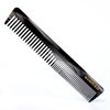 MANETURAL 15I Fine & Wide Tooth comb 5.7 Inch, beard comb for men, Comb for Grooming & Combing Hair, Beard & Mustache, Comb for wavy Curly Hair,Long/Short Hair Women or Kids (2 PACK, Graphite)