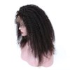 zigzag hair Afro Kinky Curly 13x6 Lace Front Wigs for Black Women Brazilian Pre Plucked Deep Part Lace Front Human Hair Wig 150% Density With Baby Hair (20inch, 150% Density)