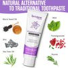 Sprinjene Fluoride Free Toothpaste for Sensitive Teeth & Gum - All Natural Toothpaste Fluoride Free Toothpaste Adult, SLS Free, Non Fluoride Toothpaste Adult - 4 Pack Patented Toothpaste Floride-Free