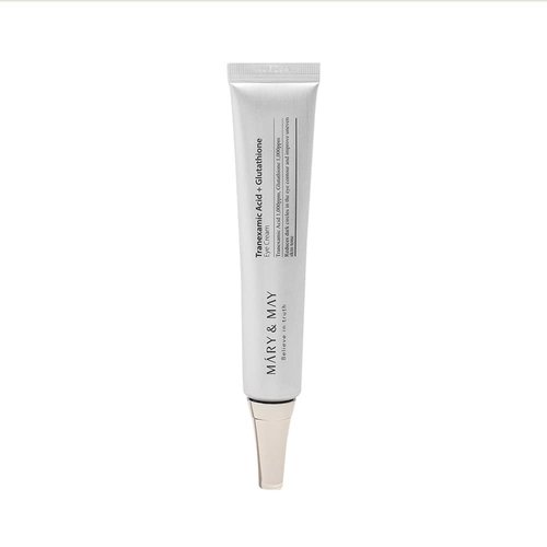 Tranexamic Acid + Glutathione Eye Cream - Powerful Antioxidant, Reduces Dark Circles in the Eye, Improve Uneven Skin Tone with Vitamin C - Suitable for Morning and Night Use, 1.01 oz.