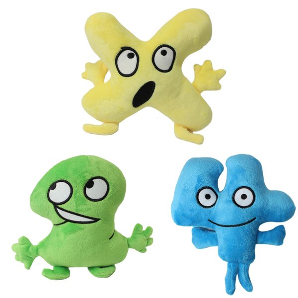 Dream Island Plushies Toy, Anime Plush Stuffed Pillow Game Character Throw, Stuffed Animal Plush Toys Gift for Game Fans Boys Girls Kids Home Sofa Decoration (X+Two+Four)