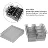 Limit Comb Storage Box Comb Storage Case Clipper Comb Holder Hair Clipper Rack for Hair Trimmers Clippers Salon Hairdressing Tool Transparent Gray