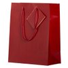 JAM Paper Glossy Gift Bags with Rope Handles - Medium - 8 x 10 - Red - 3 Bags/Pack