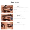 Eyebrow Pencil, Microblading Eyebrow with 4-Fork Tip Magic Brow Tattoo Pencil for Women, Waterproof, Long Lasting Eyebrow Makeup (Light coffee)