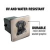 Black Lab Labrador Dog Breed Tow Trailer Hitch Cover Plug Insert 2"