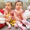 OUOZZZ Soft Baby Doll for Girls - My First Baby Doll Birthday Gifts for Girls Plush Rag Dolls Yellow Bee Dress Toy for Toddlers Kids Infants 12"