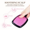 GOO GOO Wet and Dry Vented Detangling Hair Brush, Anti-static and Gentle Scalp Massage for All Hair Types, Black Pink