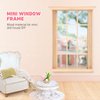 Angoily 1: 12 Scale Dollhouse Windows, 6 PCS Simulated Twelve Lattice Miniature Wooden Windows Frame Miniature Windows Photograph Props, Dollhouse Miniatures 1:12 Scale