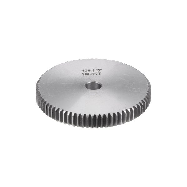HARFINGTON Straight Spur Gear 10mm Bore 75T Mod-1 Hardened 45# Steel Spur Diff Differential Motor Gear RC Car Replacement Parts