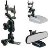 AccessoryBasics Rearview Mirror Stem Radar Detector Mount for Uniden R1 R3 R7 R8 DFR2 DFR3 DFR4 DFR5 DFR6 DFR7 DFR8 DFR9 Radar Detector (Require at least 1" Clear Stem Space to install)