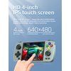 RG405M Pocket Retro Game Handheld Game Console Unisoc Tiger T618 CPU, 4-inch IPS Touch Screen Built-in 4500 mAH Battery 128G TF Card Pre-loaded 3172 Games Compatible with 5G WIFI and Bluetooth 5.0