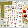 HMJKL Fall Bingo Game, Fall Harvest Bingo Cards Set, Thanksgiving Party Birthday Party Bingo Supplies for Adults, Family Friends Activities Favors Decorations for 24 Player, 02