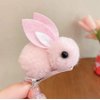 4Pcs Plush Bunny Hair Clips, Cute Bunny Hair Claw Clips for Womens Bunny Hair Clip Mini Hair Clips, Hold Hair Clip Easter Plush Rabbit Hairpin for Thin Hair Hold Hair Clip,Clips and Barrettes