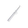 KDDOM 2 Pcs Stainless Steel Cuticle Pusher Remover Dead Skin Fork Trimmer Professional Cuticle Trimmer