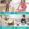 Jenilily Detachable Kids Cleaning Toy Set - Broom Dustpan Mop Brush Rag, Play Housekeeping Kit, Really STEM Toddler Clean Toys Gift for Girls & Boys 1-3