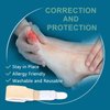Bukihome Hammer Toe Straighteners for Bent Toes, 4 PCS Toe Splints, Toe Corrector, Toe Wraps for Curled Toes, Crooked Toes and Hammer Toes