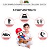 Super Mario Kids Bedding Super Soft Plush Cuddle Pillow Buddy, One Size, By Franco
