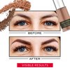 Mirabella Quick Brow Powder, Eyebrow Filler for Beautiful Brows with Skin-Conditioning and Nourishing Shea Butter, Long-Lasting and Buildable Eyebrow Powder Kit with Zero Fallout, Medium/Dark