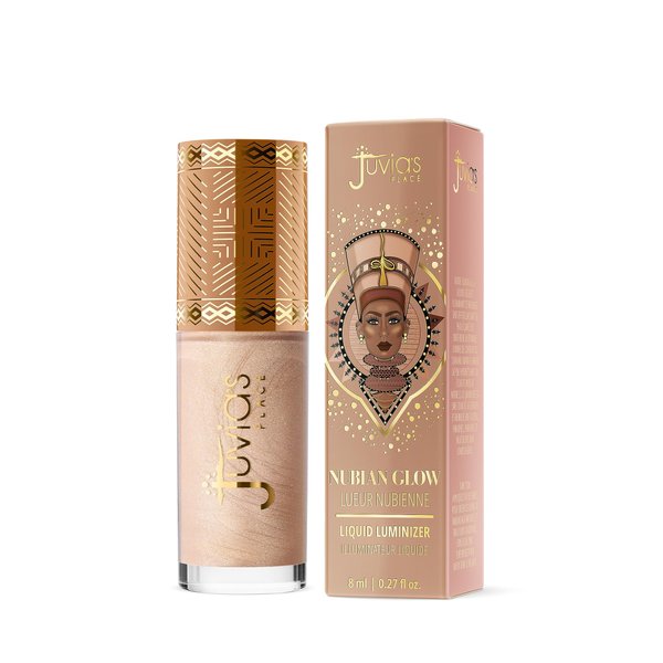 Juvia's Place Nubian Glow Liquid Luminizer - Star Struck, Radiant Highlighter Makeup Glowy Tint Daily Dewy Luminous Beauty Creamy Bronzing Skincare Radiating Brightening Natural Shine Face & Cheeks
