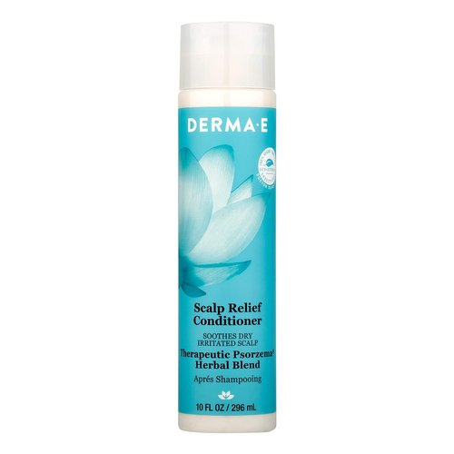 DERMA-E Scalp Relief Conditioner with Psorzema Herbal Blend – All Natural Scalp Treatment & Dandruff Conditioner – Soothes Itchy Scalp and Promotes Scalp Health, 10 Fl Oz (Pack of 1)