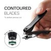 Toenail Clippers, Easy Angle Nail Clippers Toenail Care Steinder® Rotation 360 Rotafor Senior Finger Nail Clippers for Men Ingrown Nail and Easy use for Senior(Toenail Clippers)