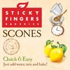 English Scone Mix, Lemon Poppyseed by Sticky Fingers Bakeries – Easy to Make English Scones Fresh Baked, Makes 12 Scones (2 pk)