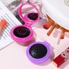2pcs Folding Travel Mirror Hair Brushes Round Mirror Pocket Hair Brush Portable Mini Pop Up Hair Brushes for Women Girls Wet and Dry Hair
