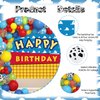 135Pcs Cartoon Party Balloon Garland Arch Kit, Cartoon Theme Party Decoration Supplies for Birthday Party Baby Shower Indoor Room Outdoor Events Decor