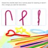 MECCANIXITY Pipe Cleaners Chenille Stems 30cm/12 Inch for DIY Art Creative Crafts Decorations, Light Brown Pack of 200
