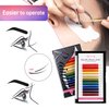 Beauty7 Colored Lash Extensions Rainbow Lashes Easy Fan 12 Colors Lashes Self Fanning Ombre Lash Extensions D+ Curl 0.05mm thickness 13mm Dramatic Eyelashes Extension