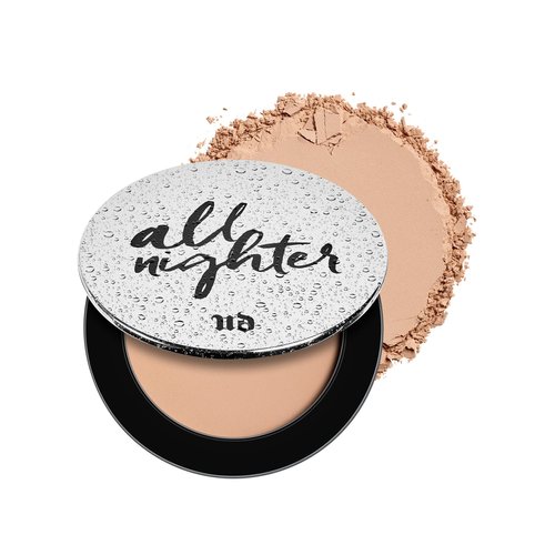 Urban Decay All Nighter Waterproof Setting Powder, Matte Finish, Universal Translucent Pressed Powder, Mattifies Shine & Oil, Sweat-Proof, Blurs Pores, Smooths Skin, Vegan, Cruelty-free - 0.26 oz