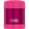 THERMOS FUNTAINER 10 Ounce Stainless Steel Vacuum Insulated Kids Food Jar, Pink