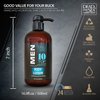 Dead Sea Collection Top 10 Men's Body Lotion - Maximum Hydration Nourishing Moisturizing Lotion for Men - 16.9 Fl Oz Bottle DSC Top 10 Men's Body Lotion 16.9fl.oz/500ml. bottle + pump