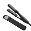 LOVANI Mini Flat Iron, Tourmaline Ceramic Small Hair Straightener, Dual Voltage Travel Hair Iron for Worldwide Use, Portable Mini Straightener with Insulated Bag