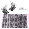 120 Pieces Eyelash Clusters - Wispy Lash Clusters, Individual Lashes, Mixed Lash Clusters, False Eyelash Extensions, DIY Lash Extension for Self Application At Home, C Curl- 50D - 0.05D - 10-14mm