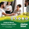 Alpine Start Premium Instant Coffee, Medium Roast Coffee, Original Blend Arabica Coffee, Dairy, Soy & Gluten Free 30 Servings, 3.3 oz (Pack of 1).