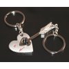 Love and Friendship Valentine Key Chain to Say Say I Love You! This Key Ring Is the Perfect Gift for a Loved One (Arrow Heart)