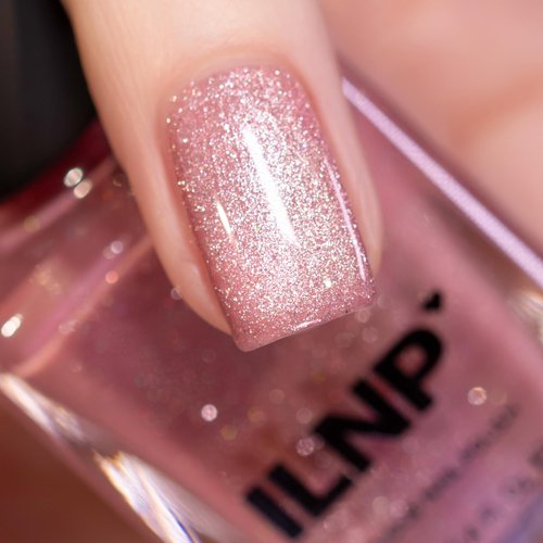 ILNP Pink Suede - Delicate Pink Magnetic Holographic Nail Polish