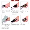 JERCLITY 5 Pieces Nail Magnet Stick Cat Eye Magnet Tool Double-Headed Nail Art Magnet Stick Set Magnet Wand Strong Magnet Stick for Home DIY, Salon, Studio