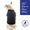 Gooby Fashion Vest Dog Jacket - Black, X-Small - Warm Zip Up Dog Bomber Vest with Dual D Ring Leash - Winter Water Resistant Small Dog Sweater - Dog Clothes for Small Dogs Boy or Medium Dogs