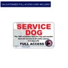 Complete Service Dog Vest with Exclusive Patch, ID Badge and Zipper Pocket (35" - 39" Girth (L), Blue) - Includes a complimentary 5 Pack of Service Dog Law Cards