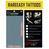 Tattoos 2 Sheets Fantasy Cartoon Black Mustache Temporary Tattoos Body Art Stickers Fake Waterproof Removable Stickers Party for Teens Men Women