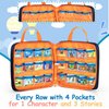 GRAOSO Carrying Case Compatible with Little Tikes Story Dream Machine Books, Hold Up to 8 Characters and 24 Books, Toy Storage Bag for Storybook, Character Collection, Blue (Bag Only)