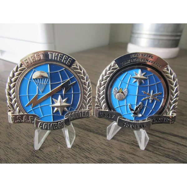 United States Air Force Combat Control Team Special Tactics Pararescue Pjs PJ Cct Tacp Afsoc Challenge Coin